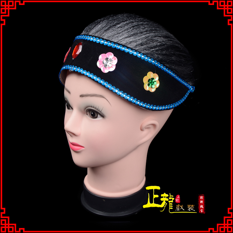 天祝老旦媒婆穷老太婆假发套 老旦头套