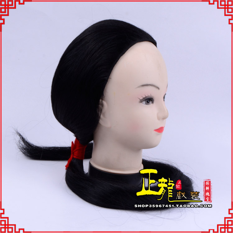 天祝古装影视演出头套花旦假发 真发古装发