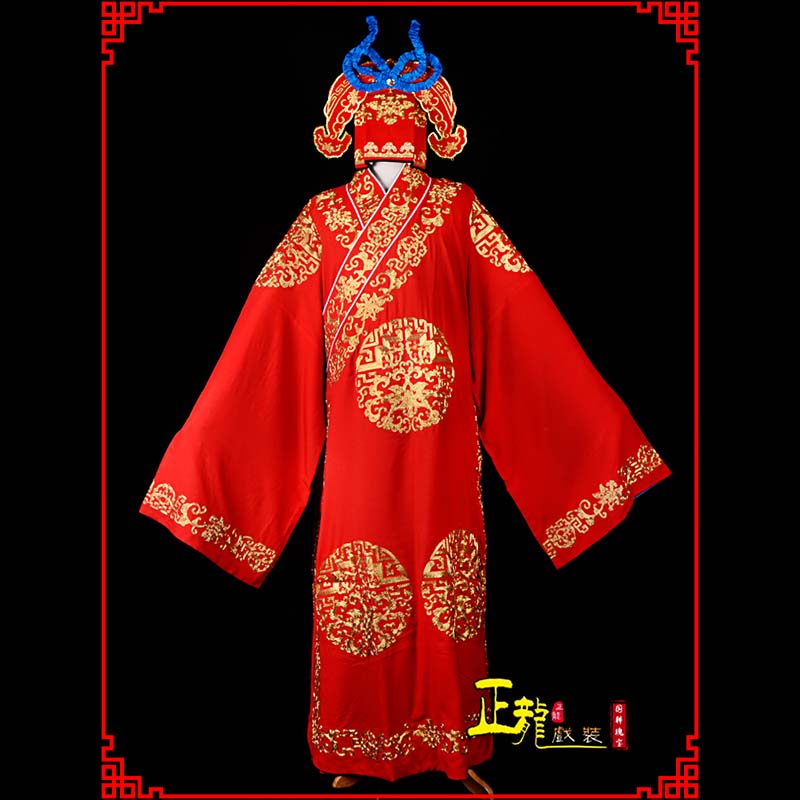 天祝武生服装软绉全金武生衣